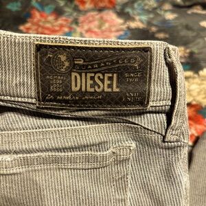 Diesel Vintage Getlegg Pinstripe Skinny Jean